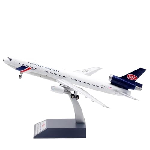 RIVPAHGQ Replika Flugzeugmodelle 1/200 Modellflugzeug Zum Sammeln Für Yugoslavia Airlines DC-10-30 YU-AMC Maßstab Druckgussflugzeug Zur Anzeige Vorgefertigte Luftfahrzeug Modelle von RIVPAHGQ