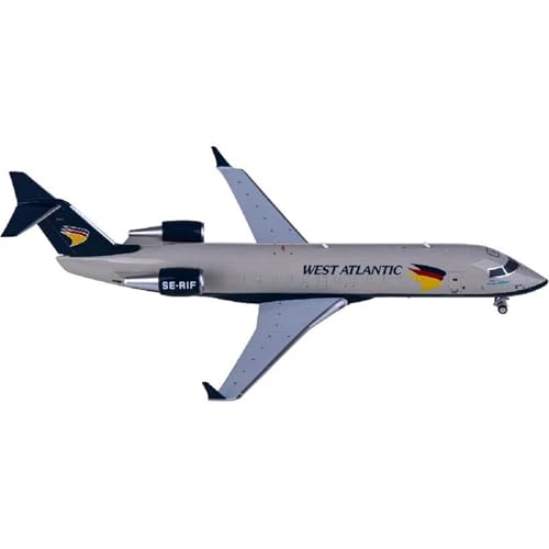 RIVPAHGQ Replika Flugzeugmodelle 1/200 Modellflugzeug Zum Sammeln NG52073 Für West Atlantic CRJ200PF SE-RIF-Skala Druckgussflugzeug Zur Anzeige Vorgefertigte Luftfahrzeug Modelle von RIVPAHGQ