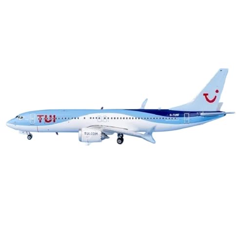 RIVPAHGQ Replika Flugzeugmodelle 1/400 Airline Miniatur PH11832 Für TUI Airways 737 MAX 8 G-TUMF Hochpräzises Flugzeugmodell Im Maßstab Vorgefertigte Luftfahrzeug Modelle von RIVPAHGQ