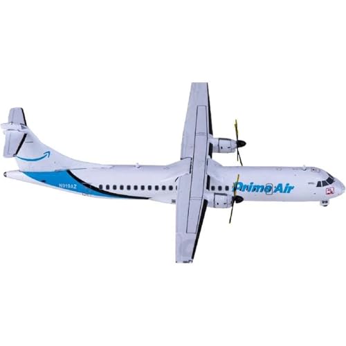 RIVPAHGQ Replika Flugzeugmodelle 1/400 Miniaturflugzeug Im Maßstab XX4499 Air ATR-72-500 N919AZ Druckguss-Flugzeug-Displaymodell Vorgefertigte Luftfahrzeug Modelle von RIVPAHGQ