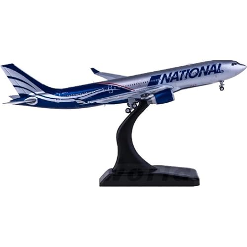 RIVPAHGQ Replika Flugzeugmodelle 1/400 Skala Metall Flugzeug XX4176 Für National Airlines A330-200 N819CA Airline Modell Für Sammler Vorgefertigte Luftfahrzeug Modelle von RIVPAHGQ