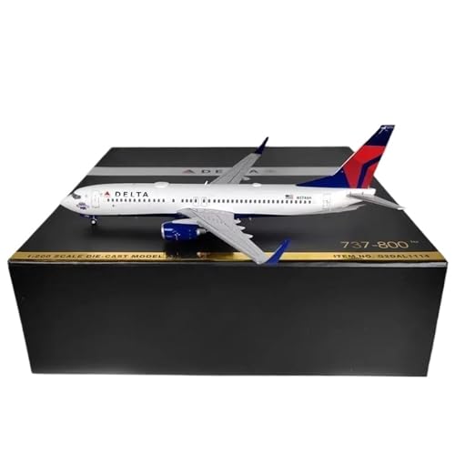 RIVPAHGQ Replika Flugzeugmodelle 1:200 Airline Miniatur G2DAL1114 Für Delta Air Lines 737-800W N3746H Hochpräzises Flugzeugmodell Im Maßstab Vorgefertigte Luftfahrzeug Modelle von RIVPAHGQ