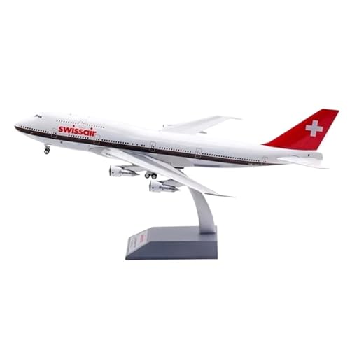 RIVPAHGQ Replika Flugzeugmodelle 1:200 Detailliertes Flugzeugmodell Für Swissair 747-300 HB-IGF Maßstab Metallflugzeug-Sammlermodell Vorgefertigte Luftfahrzeug Modelle von RIVPAHGQ