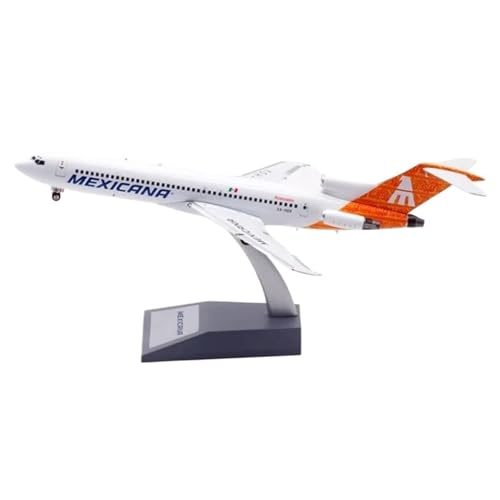 RIVPAHGQ Replika Flugzeugmodelle 1:200 Für Mexicana 727-200 XA-HOV Avion Modell Skala Flugzeuge Diecast Metall Modell Flugzeug Souvenirs Vorgefertigte Luftfahrzeug Modelle von RIVPAHGQ