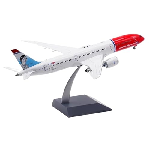 RIVPAHGQ Replika Flugzeugmodelle 1:200 Hochdetailliertes Druckguss-Flugzeugmodell Flugzeug Im Maßstab 1:200 Für Norwegian Airlines B787-9 LN-LNP Vorgefertigte Luftfahrzeug Modelle von RIVPAHGQ