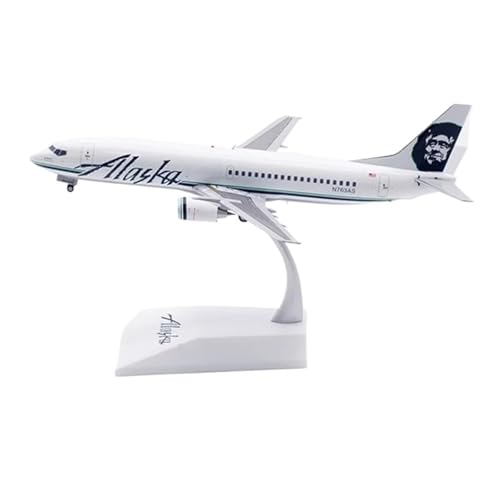 RIVPAHGQ Replika Flugzeugmodelle 1:200 Hochdetailliertes Druckguss-Flugzeugmodell Für Die Alaska Airlines B737-400C N763AS-Flugzeugsammlung Im Maßstab Vorgefertigte Luftfahrzeug Modelle von RIVPAHGQ