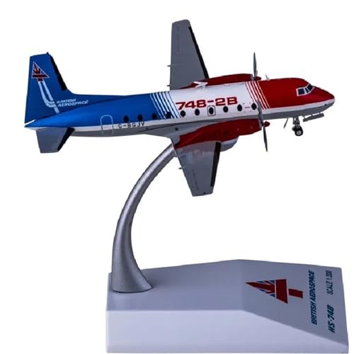 RIVPAHGQ Replika Flugzeugmodelle 1:200 LH2274 for Hawker Siddeley HS 748 G-BGJV Scale-Flugzeuge, Druckguss-Metall-Modellflugzeug-Souvenirs Vorgefertigte Luftfahrzeug Modelle von RIVPAHGQ