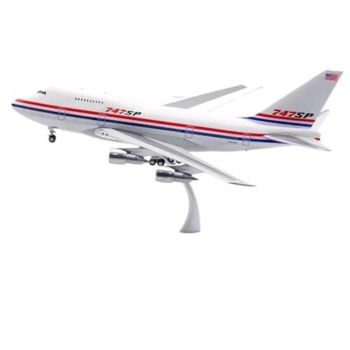 RIVPAHGQ Replika Flugzeugmodelle 1:200 Maßstab Druckguss-Modellflugzeug Für Boeing B747SP N747SP Flugzeug Detaillierte Airliner-Sammlung Vorgefertigte Luftfahrzeug Modelle von RIVPAHGQ