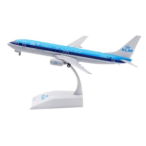 RIVPAHGQ Replika Flugzeugmodelle 1:200 Maßstab Druckguss-Modellflugzeug Für KLM Royal Dutch Airlines B737-800 PH-BXA Flugzeug Detaillierte Airliner-Sammlung Vorgefertigte Luftfahrzeug Modelle von RIVPAHGQ