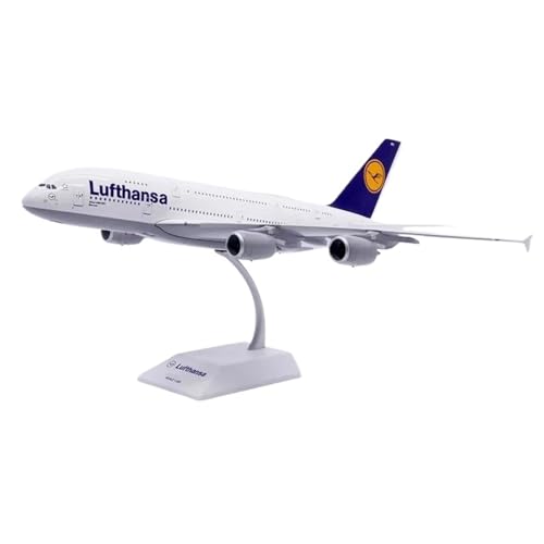 RIVPAHGQ Replika Flugzeugmodelle 1:200 Skala Modell Flugzeug Für Lufthansa A380-800 D-AIMH Druckguss Flugzeuge Modell Statische Sammlerstücke Vorgefertigte Luftfahrzeug Modelle von RIVPAHGQ