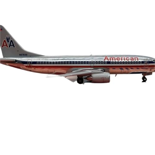 RIVPAHGQ Replika Flugzeugmodelle 1:400 8CM Flugzeugmodell Für American Airlines B737-300 N678AA Hochdetaillierte Flugzeuganzeige Vorgefertigte Luftfahrzeug Modelle von RIVPAHGQ