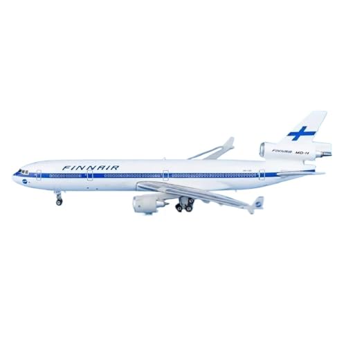 RIVPAHGQ Replika Flugzeugmodelle 1:400 Detailliertes Airliner-Sammlerstück PH11861 Für Finnair MD-11 OH-LGD-Legierungsmaßstab-Druckguss-Flugzeugmodell Vorgefertigte Luftfahrzeug Modelle von RIVPAHGQ