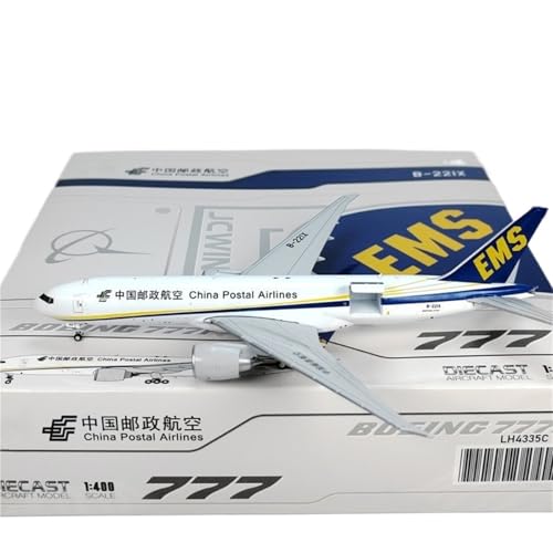 RIVPAHGQ Replika Flugzeugmodelle 1:400 Detailliertes Verkehrsflugzeugmodell, China Post Für Boeing B777-200LRF B-221X Offene Lagerversion, Flugzeugnachbildung Vorgefertigte Luftfahrzeug Modelle von RIVPAHGQ