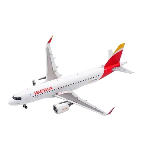 RIVPAHGQ Replika Flugzeugmodelle 1:400 Fertigflugzeugmodell XX4242 Für Iberia A320neo EC-NDN Detailliertes Flugzeug Im Maßstab 1:400 Luftfahrt-Erinnerungsstücke Vorgefertigte Luftfahrzeug Modelle von RIVPAHGQ