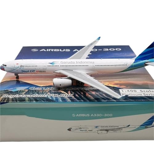 RIVPAHGQ Replika Flugzeugmodelle 1:400 Flugzeugreplik Im Maßstab 15CM Für Indonesian Airlines A330-300 PK-GHC Druckguss-Flugzeugmodell Büro Schreibtischdekor Vorgefertigte Luftfahrzeug Modelle von RIVPAHGQ