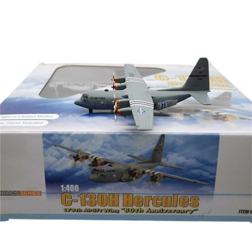 RIVPAHGQ Replika Flugzeugmodelle 1:400 Für US Air Force C-130H 179th Flight Wing Normandy Landing 60. Jahrestag Maßstab Militärflugzeugmodell Vorgefertigte Luftfahrzeug Modelle von RIVPAHGQ