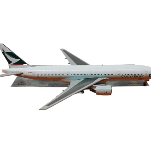 RIVPAHGQ Replika Flugzeugmodelle 1:400 Hochdetailliertes Flugzeugmodell Für Cathay Pacific B777-200 VR-HNA, Sammlerstück Für Miniatur-Flugzeuge Vorgefertigte Luftfahrzeug Modelle von RIVPAHGQ