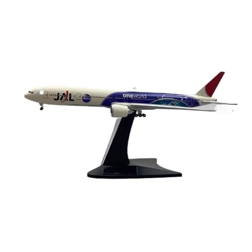 RIVPAHGQ Replika Flugzeugmodelle 1:400 Hochdetailliertes Flugzeugmodell Für JAL 747-400 777-300 Fertiges Flugzeug Aus Legierung, Displaymodelldekoration Vorgefertigte Luftfahrzeug Modelle(JA8941) von RIVPAHGQ