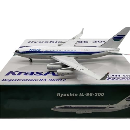 RIVPAHGQ Replika Flugzeugmodelle 1:400 Replika-Flugzeug-Sammelmodell Für Russische Karas Airlines IL-96 RA-96017 Maßstabflugzeuge Vorgefertigte Luftfahrzeug Modelle von RIVPAHGQ