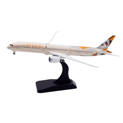 RIVPAHGQ Replika Flugzeugmodelle 1:400 Skala Modell Flugzeug Für Etihad Airways B787-10 A6-BMI Druckguss Flugzeuge Modell Statische Sammlerstücke Vorgefertigte Luftfahrzeug Modelle von RIVPAHGQ