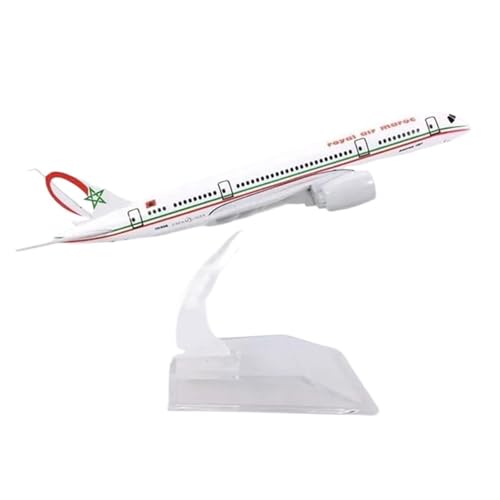 RIVPAHGQ Replika Flugzeugmodelle 14CM Modellflugzeug Im Maßstab 1:400 Für Royal Air Moroccan Airlines B787 CN-RGB Druckgussflugzeuge Modell Sammlerstücke Vorgefertigte Luftfahrzeug Modelle von RIVPAHGQ