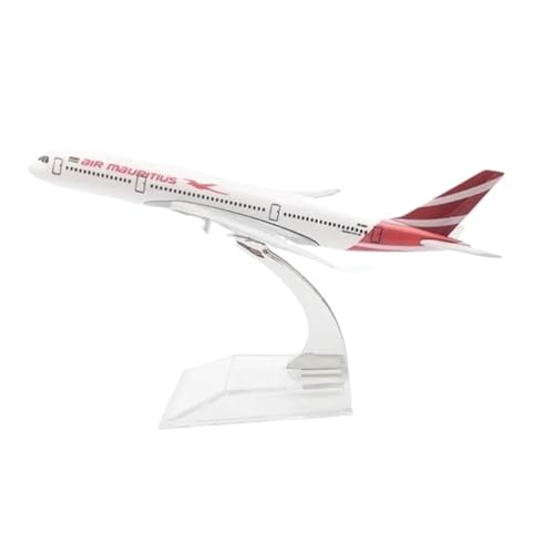 RIVPAHGQ Replika Flugzeugmodelle 16CM Maßstab Modell Flugzeug Für Mauritius Air A350 Diecast Flugzeuge Modell Statische Sammlerstücke Vorgefertigte Luftfahrzeug Modelle von RIVPAHGQ