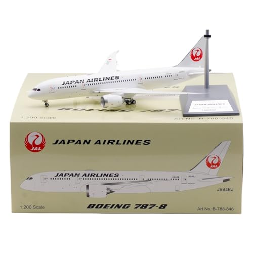RIVPAHGQ Replika Flugzeugmodelle 27 cm Boutique Simulation Zivilflugzeug 1/200 for Japan Airlines B787-8 JA846J Maßstab Legierung Flugzeugmodell Vorgefertigte Luftfahrzeug Modelle RIVPAHGQ Replika Flugzeugmodelle 27 cm Boutique Simulation Zivilflugzeug 1/200 for Japan Airlines B787-8 JA846J Maßstab Legierung Flugzeugmodell Vorgefertigte Luftfahrzeug Modelle von RIVPAHGQ