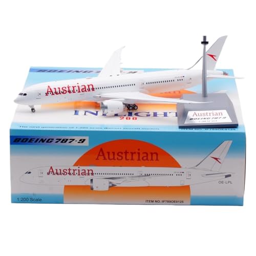 RIVPAHGQ Replika Flugzeugmodelle 31 cm Miniatur Zivilflugzeug 1/400 for Austrian Airlines for Boeing B787-9 OE-LPL Statische Flugzeugmodelle Vorgefertigte Luftfahrzeug Modelle RIVPAHGQ Replika Flugzeugmodelle 31 cm Miniatur Zivilflugzeug 1/400 for Austrian Airlines for Boeing B787-9 OE-LPL Statische Flugzeugmodelle Vorgefertigte Luftfahrzeug Modelle von RIVPAHGQ