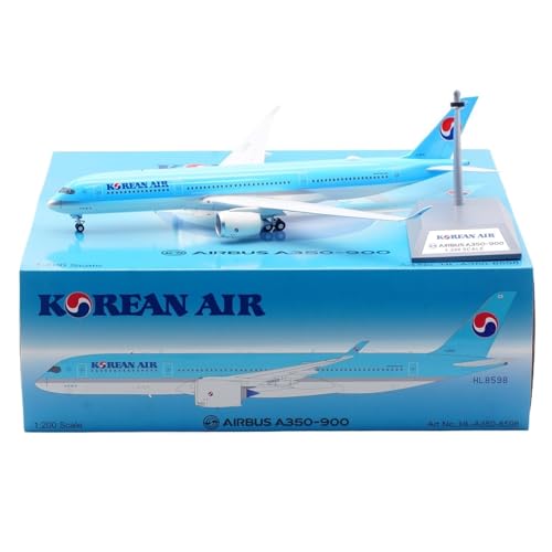 RIVPAHGQ Replika Flugzeugmodelle 32 cm Miniatur Zivilflugzeug 1/200 for Korean Air for Airbus A350-900 HL8598 Statische Flugzeugmodelle Vorgefertigte Luftfahrzeug Modelle RIVPAHGQ Replika Flugzeugmodelle 32 cm Miniatur Zivilflugzeug 1/200 for Korean Air for Airbus A350-900 HL8598 Statische Flugzeugmodelle Vorgefertigte Luftfahrzeug Modelle von RIVPAHGQ