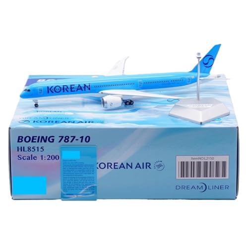RIVPAHGQ Replika Flugzeugmodelle 34 cm Feines Druckguss-Replika-Flugzeugmodell 1:200 for Korean Air B787-10 HL8515-Legierungsflugzeug Vorgefertigte Luftfahrzeug Modelle RIVPAHGQ Replika Flugzeugmodelle 34 cm Feines Druckguss-Replika-Flugzeugmodell 1:200 for Korean Air B787-10 HL8515-Legierungsflugzeug Vorgefertigte Luftfahrzeug Modelle von RIVPAHGQ