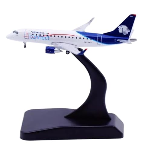 RIVPAHGQ Replika Flugzeugmodelle Avion Modèle Réduit En Métal Moulé Sous Pression À L'échelle 1:400 AeroMexico Pour Mexican Airlines ERJ-170LR XA-GAQ Vorgefertigte Luftfahrzeug Modelle von RIVPAHGQ