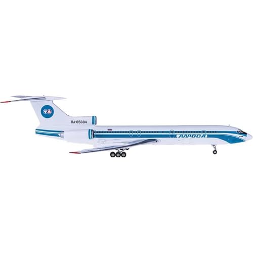 RIVPAHGQ Replika Flugzeugmodelle Detaillierte Flugzeugminiatur Im Maßstab 1:200 554763 Für Alrosa Mirny Air Enterprises Tupolev TU-154M RA-85684 Flugzeug Vorgefertigte Luftfahrzeug Modelle von RIVPAHGQ