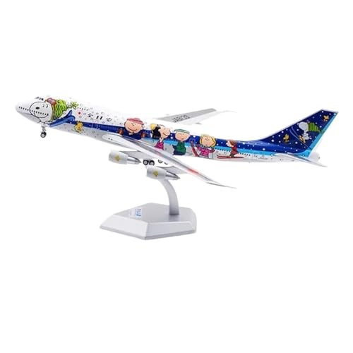 RIVPAHGQ Replika Flugzeugmodelle Diecast-Metall-Modellflugzeuge 1:200 Für All Nippon Airways B747-100SR JA8139 Maßstab Flugzeugmodell Fertiges Souvenir Vorgefertigte Luftfahrzeug Modelle von RIVPAHGQ