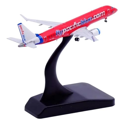 RIVPAHGQ Replika Flugzeugmodelle Druckguss-Fertigflugzeugmodelle 1:400 Für Pacific Blue Air ERJ-190AR VH-ZPM Scale Aircraft Statische Sammlerstücke Vorgefertigte Luftfahrzeug Modelle von RIVPAHGQ