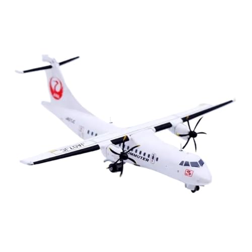 RIVPAHGQ Replika Flugzeugmodelle Druckguss-Fertigmodellflugzeuge 1:400 Für Japan Airlines JAL ATR-42-600 JA07JC Maßstab-Flugzeuge, Statische Sammlerstücke Vorgefertigte Luftfahrzeug Modelle von RIVPAHGQ