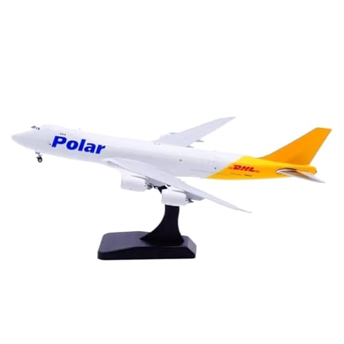 RIVPAHGQ Replika Flugzeugmodelle Druckguss-Fertigmodellflugzeuge 1:400 Für Polar Cargo Airlines B747-8F N858GT Maßstabflugzeuge Statische Sammlerstücke Vorgefertigte Luftfahrzeug Modelle von RIVPAHGQ