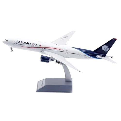 RIVPAHGQ Replika Flugzeugmodelle Druckguss-Modellflugzeug 1:200 Für AeroMexico B777-200ER N774AM Flugzeuge Im Maßstab 1:200 Für Luftfahrt-Enthusiasten Vorgefertigte Luftfahrzeug Modelle von RIVPAHGQ