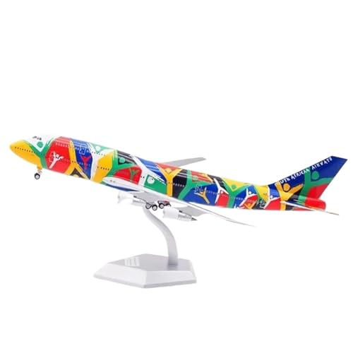 RIVPAHGQ Replika Flugzeugmodelle Druckguss-Modellflugzeug Im Maßstab 1:200 Für South African Airways B747-300 ZS-SAJ Fertiges Flugzeugmodell Aus Legierung Vorgefertigte Luftfahrzeug Modelle von RIVPAHGQ