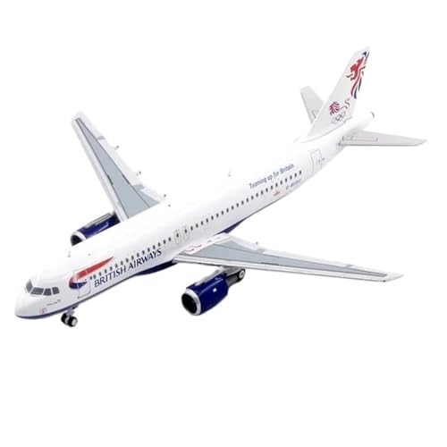 RIVPAHGQ Replika Flugzeugmodelle Druckguss-Modellflugzeug Im Maßstab 1:400 C0007 Für British Airways A320 G-BUSC-Flugzeuge Fertige Flugzeuge Aus Legierung Vorgefertigte Luftfahrzeug Modelle von RIVPAHGQ