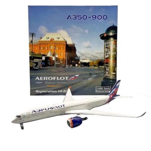 RIVPAHGQ Replika Flugzeugmodelle Druckguss-Modellflugzeug Im Maßstab 1:400 PH11603 Für Aeroflot Russian Airlines A350-900 VQ-BFY Fertigflugzeug Aus Legierung Vorgefertigte Luftfahrzeug Modelle von RIVPAHGQ