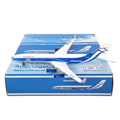 RIVPAHGQ Replika Flugzeugmodelle Druckguss-Modellflugzeug Im Maßstab 1:400 PH11891 Für AirBridgeCargo Ilyushin Il-96-400 RA-96103 Fertigflugzeug Aus Legierung Vorgefertigte Luftfahrzeug Modelle von RIVPAHGQ