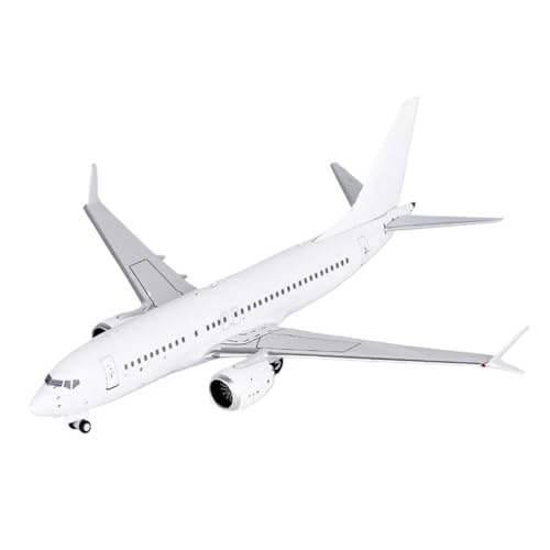 RIVPAHGQ Replika Flugzeugmodelle Druckguss-Modellflugzeuge Im Maßstab 1:400, Weißes Flugzeug Für Boeing 737 MAX7 87000, Fertiges Flugzeug Für Erwachsene Vorgefertigte Luftfahrzeug Modelle von RIVPAHGQ