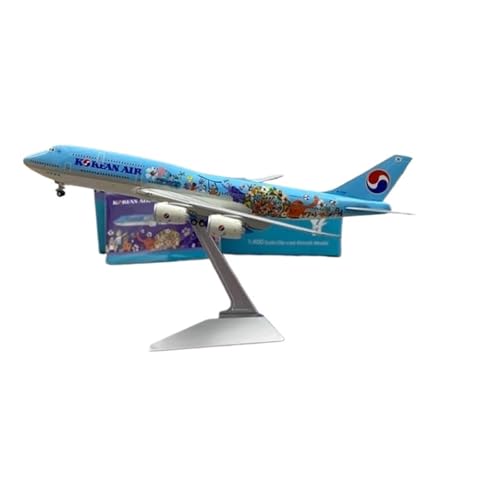 RIVPAHGQ Replika Flugzeugmodelle Druckguss-Modellflugzeuge Im Maßstab 1:400 Für Korean Air 747-8 HL7630, Fertiges Flugzeug Für Erwachsene Vorgefertigte Luftfahrzeug Modelle(No Flaps) von RIVPAHGQ