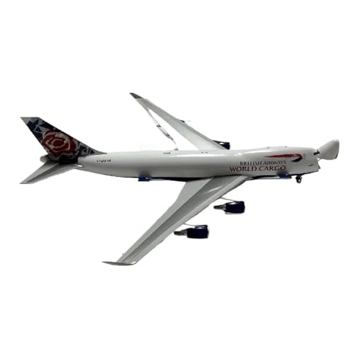 RIVPAHGQ Replika Flugzeugmodelle Druckgussflugzeug 1:200 Für British Airways 747-400F N495MC Maßstab Fertiges Flugzeugmodell Erwachsene Souvenir Vorgefertigte Luftfahrzeug Modelle von RIVPAHGQ