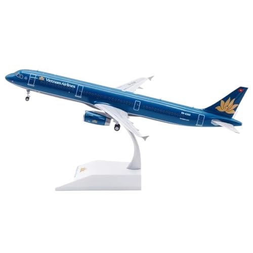 RIVPAHGQ Replika Flugzeugmodelle Flugzeugmodell Im Maßstab 1:200 Für Vietnam Airlines A321 VN-A344 Metallflugzeuge Für Luftfahrtbegeisterte Vorgefertigte Luftfahrzeug Modelle von RIVPAHGQ