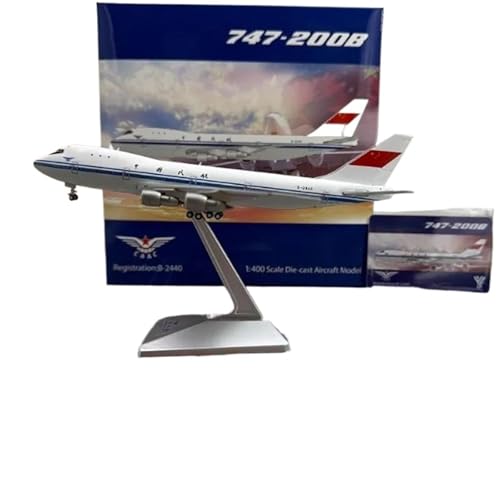 RIVPAHGQ Replika Flugzeugmodelle Flugzeugmodell Im Maßstab 1:400 Für CAAC China Civil Aviation B747-200B B-2440 Modellflugzeug Aus Druckgusslegierung Vorgefertigte Luftfahrzeug Modelle von RIVPAHGQ