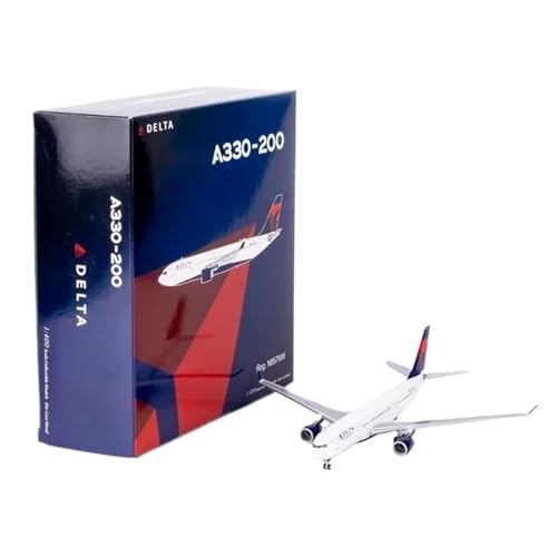 RIVPAHGQ Replika Flugzeugmodelle Flugzeugmodell Im Maßstab 1:400 Für Delta Air Lines A330-200 N857NW, Modellflugzeugdekoration Aus Druckgusslegierung Vorgefertigte Luftfahrzeug Modelle von RIVPAHGQ