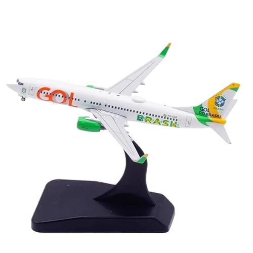 RIVPAHGQ Replika Flugzeugmodelle Flugzeugmodell Im Maßstab 1:400 Für GOL Gore Airlines B737-800 PR-GXB, Flugzeugdekor, Hochdetailliertes Druckgussflugzeug Vorgefertigte Luftfahrzeug Modelle von RIVPAHGQ