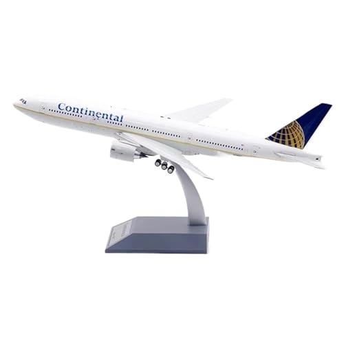 RIVPAHGQ Replika Flugzeugmodelle Für Continental Airlines B777-200 N78001 Maßstab 1:200 Druckguss-Modellflugzeugsammlung Fertiges Flugzeugmodell Vorgefertigte Luftfahrzeug Modelle von RIVPAHGQ