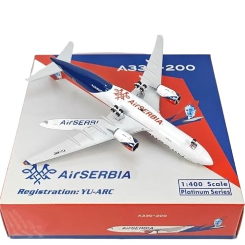 RIVPAHGQ Replika Flugzeugmodelle Hochdetailliertes Flugzeugmodell Im Maßstab 1:400 PH11894 Für Serbia Air A330-200 YU-ARC-Flugzeuge Aus Druckgusslegierung Vorgefertigte Luftfahrzeug Modelle von RIVPAHGQ